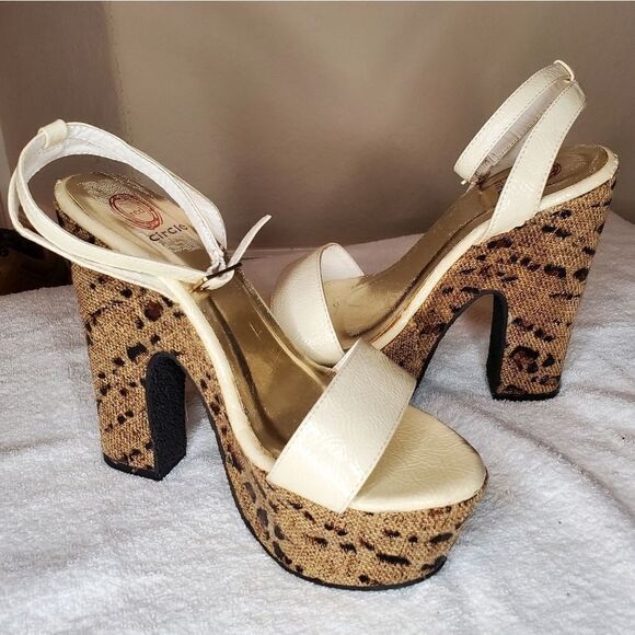 Red Circle Leopard Chunky Platform - Picture 8 of 14